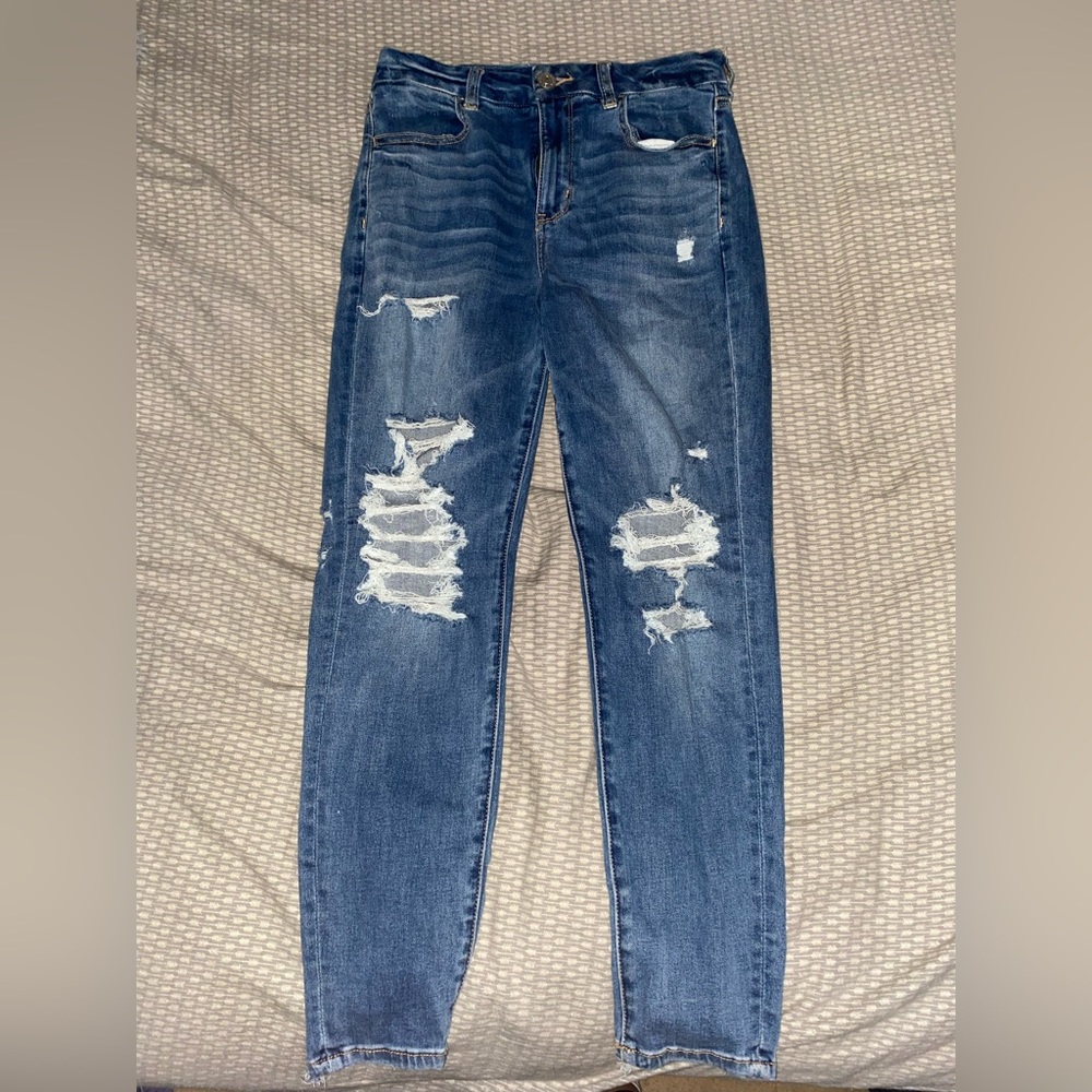 American Eagle size 8 curvy high rise jeggings